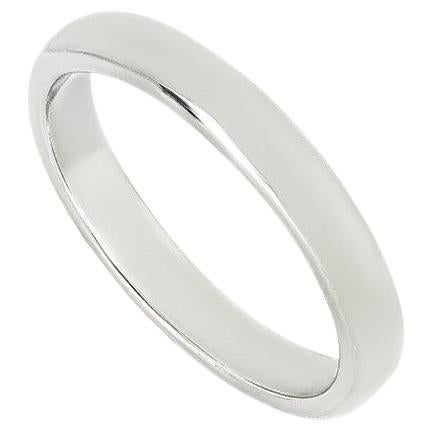 Tiffany & Co. Platinum 3mm Tiffany Forever Wedding Ring For Sale