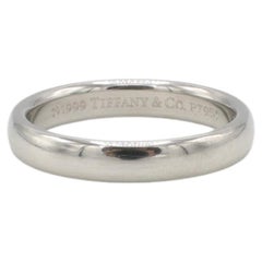 Tiffany & Co. Anillo de boda de platino de 3 mm 1999