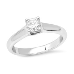 TIFFANY & Co. Platin .40ct Lucida Diamant Verlobungsring 4.75