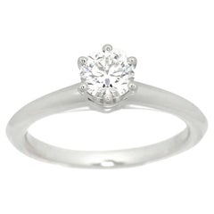 TIFFANY & Co. Platin Verlobungsring 6,5,41 Karat Diamant