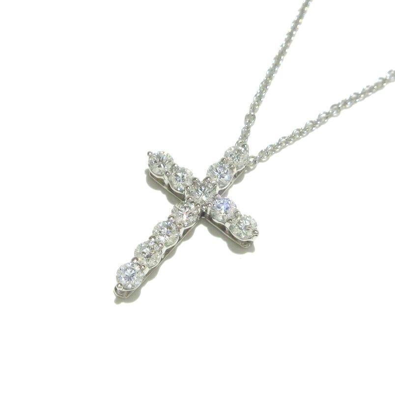 TIFFANY & Co. Platinum .42ct Diamond Cross Pendant Necklace


Metal: Platinum
Chain: 16