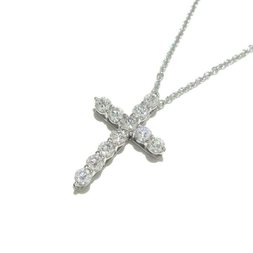 TIFFANY & Co. Platinum .42ct Diamond Cross Pendant Necklace

Metal: Platinum
Chain: 16