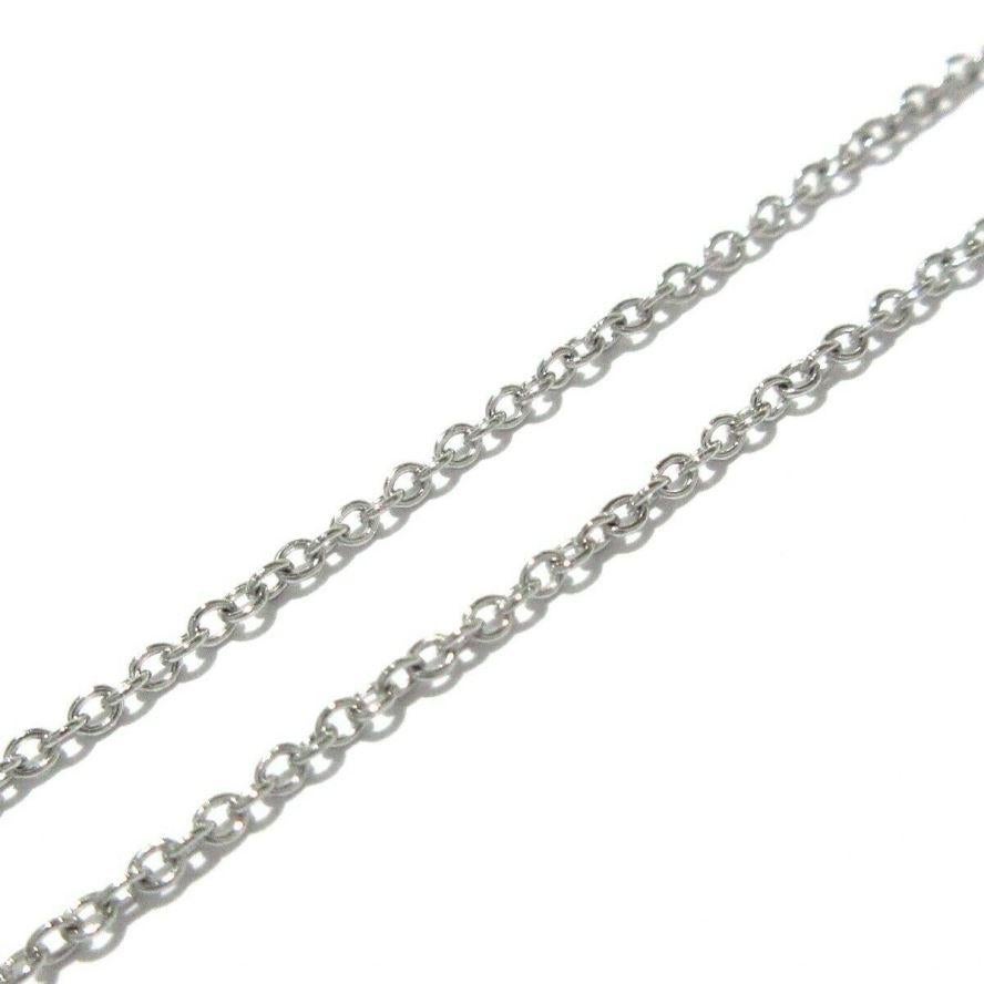 TIFFANY & Co. Platinum .42ct Diamond Cross Pendant Necklace In Excellent Condition For Sale In Los Angeles, CA
