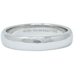 Tiffany & Co. Platinum Men's Wedding Band Ring