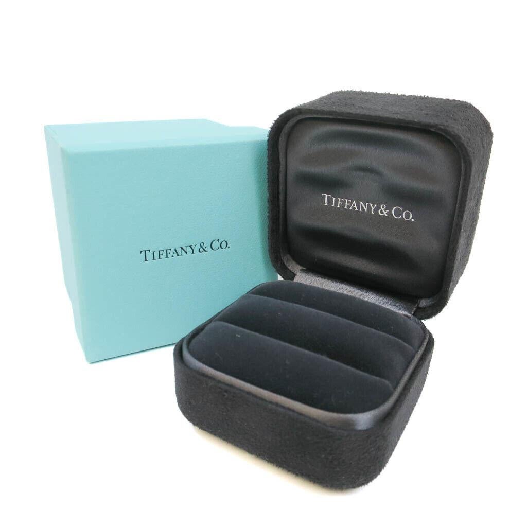 TIFFANY & Co. Platin Diamantband .36ct Diamant Verlobungsring 6 im Zustand „Hervorragend“ in Los Angeles, CA