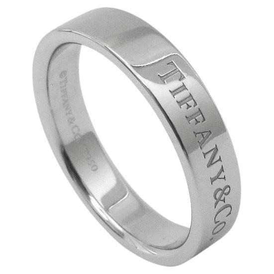 TIFFANY & Co. Anello in platino da 4 mm 10,5