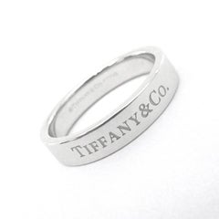 TIFFANY & Co. Platinum 4mm Wedding Band Ring 7
