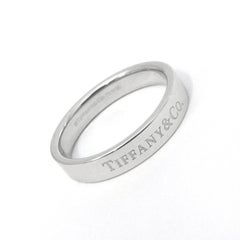 TIFFANY & Co. Platinum 4mm Wedding Band Ring 8.5