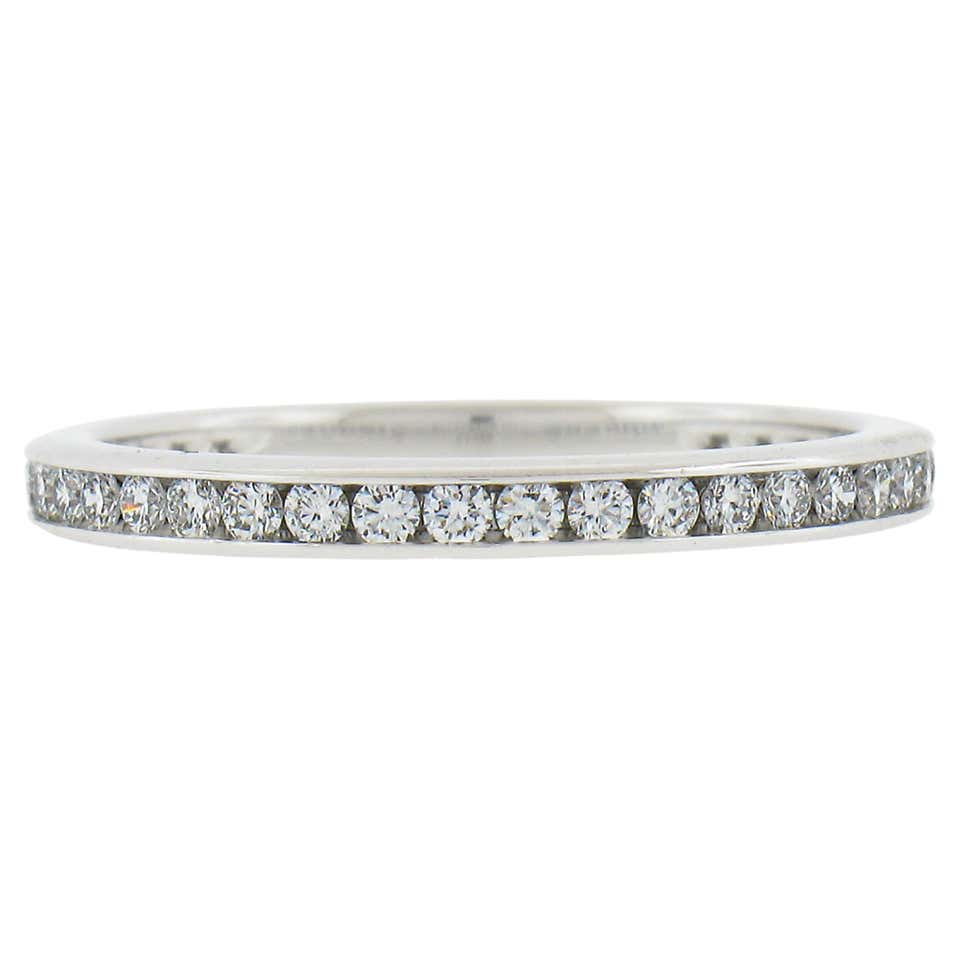 Tiffany and Co. Vintage Diamond Anniversary Stacking Band Ring at ...