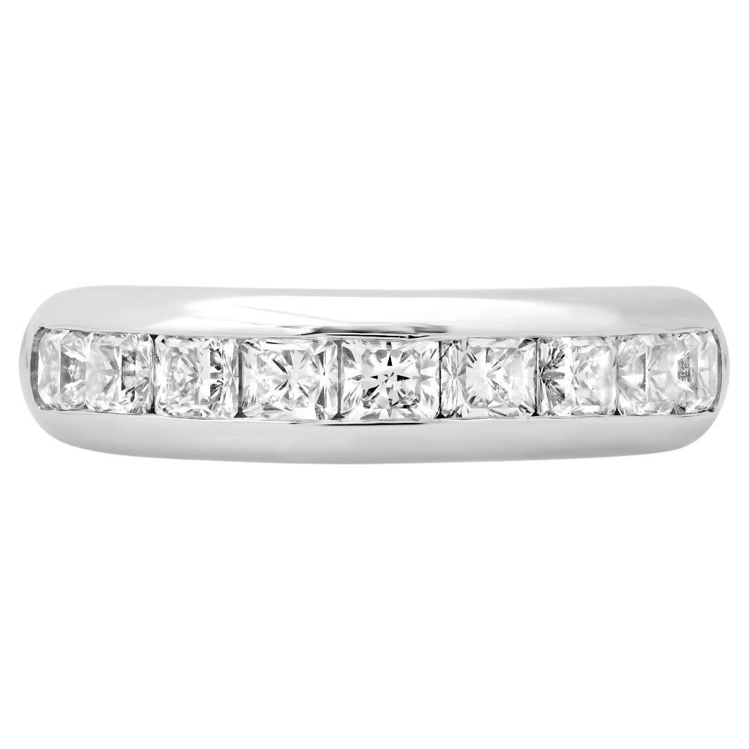TIFFANY & Co. Platin 5mm Halbkreis Lucida Diamant-Ring 5