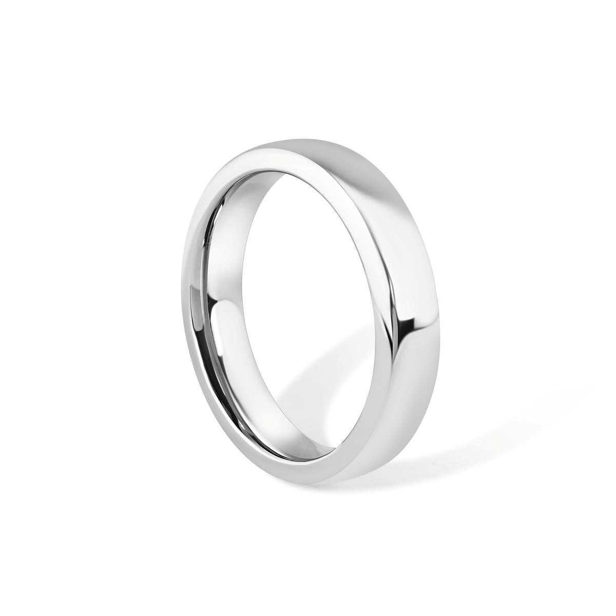 TIFFANY & Co. Anneau de mariage en platine 5mm 9 en vente 1