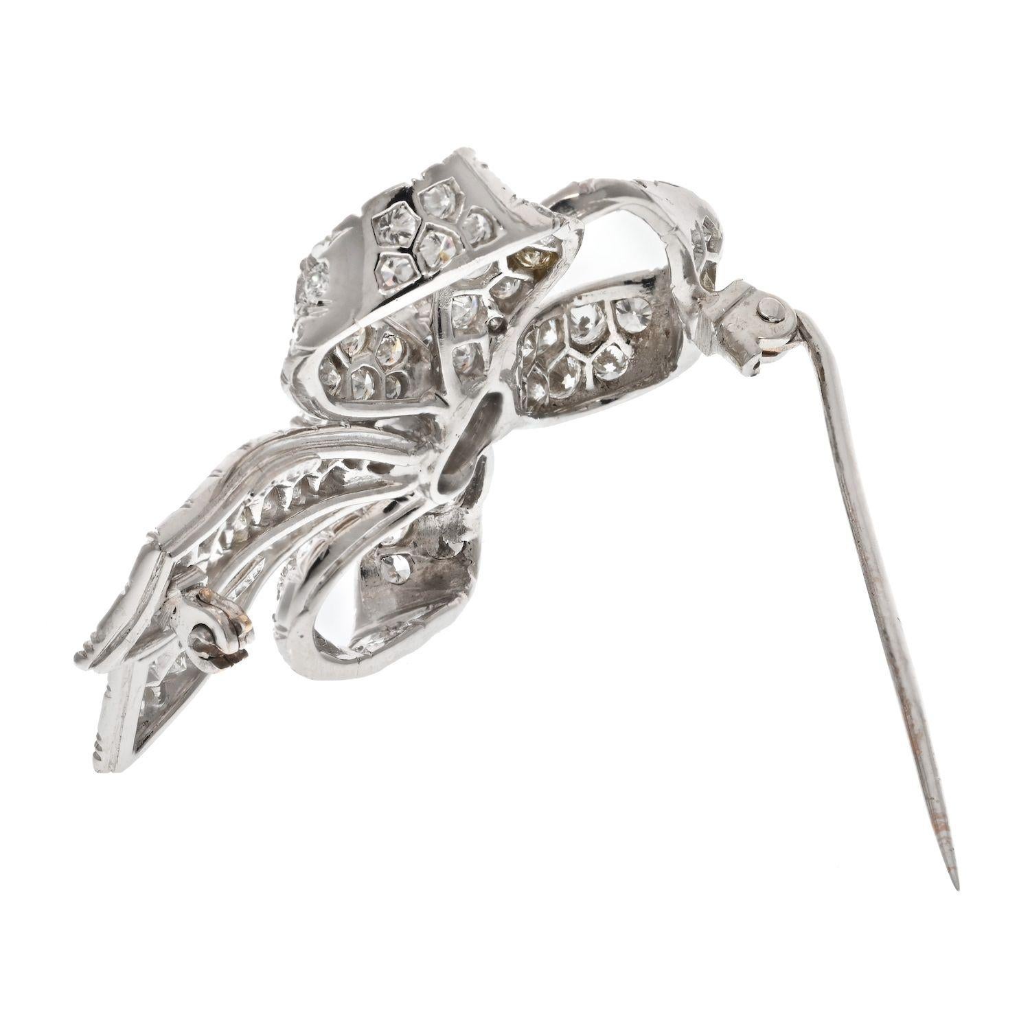 Beautiful as always we love brooches from Tiffany & Co. Always high-quality diamonds and craftsmanship that will last generations. 

Rest assured this brooch has no wear on it! 

We feel that your loved one will adore this brooch as a gift this