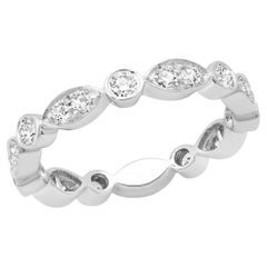TIFFANY & Co. Anello Jazz in platino con diamante da 0,62 carati 5,5 &New