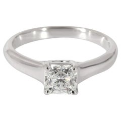 TIFFANY & Co. Platin .63 Karat Lucida Diamant Verlobungsring 6