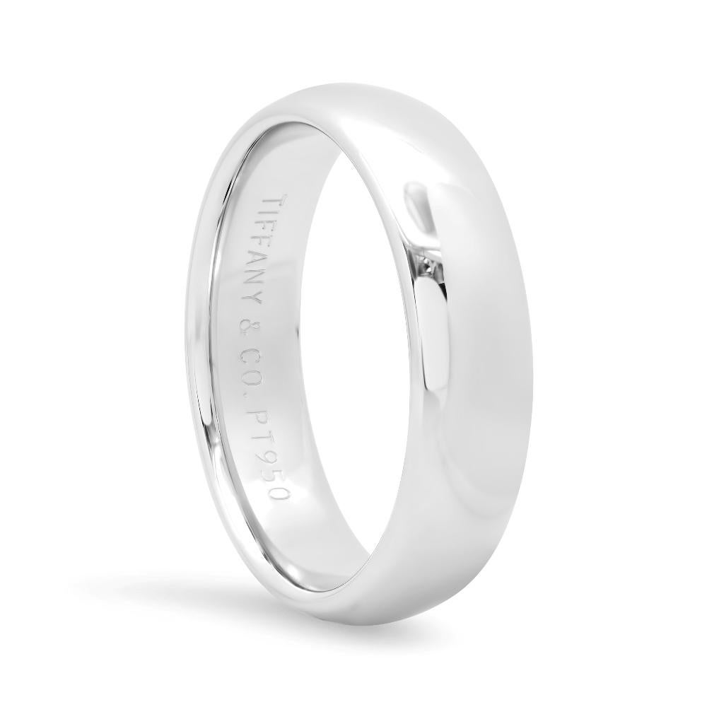 De los hombres TIFFANY & Co. Alianza de Platino 6mm Confort 11 Hombre