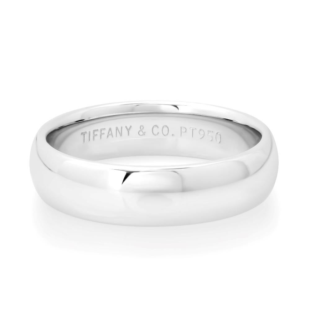 TIFFANY & Co. Alianza de Platino 6mm Confort 11 Hombre 1