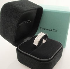 TIFFANY & Co. Platinum 6mm Wedding Band Ring 10