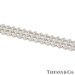 Tiffany & Co. Platinum 7.00 Carats Diamonds Lace Bracelet