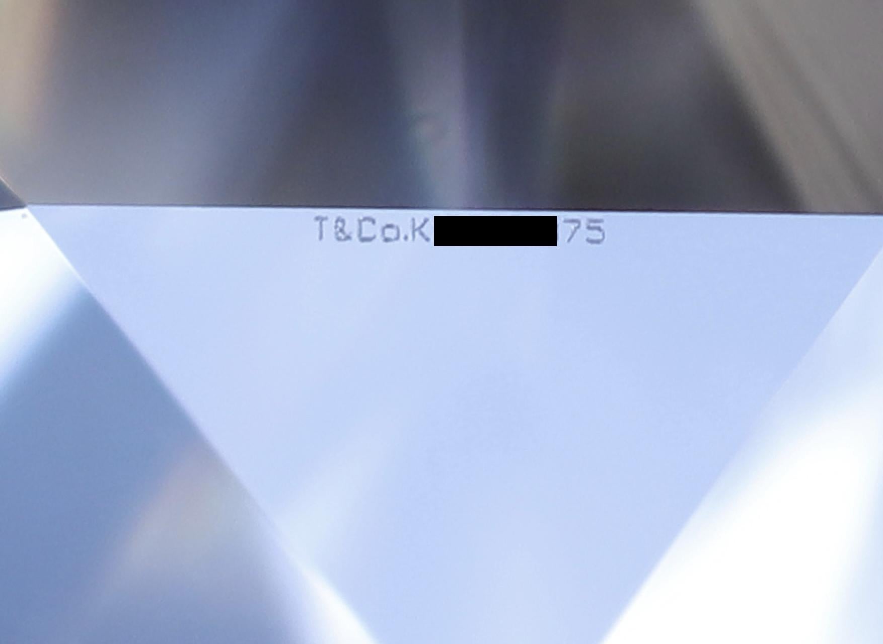 Tiffany & Co. Anello di fidanzamento solitario con diamante rotondo in platino da 0,71 ct I VS2 in vendita 5