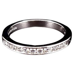 TIFFANY & Co. Platin 950 Diamant 2.2 mm Ehering Größe 5