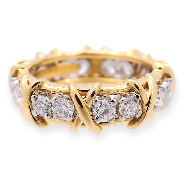 Tiffany and co sixteen stone ring top