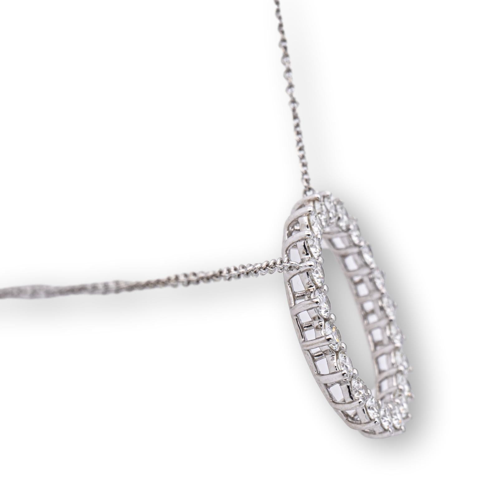 tiffany and co circle necklace