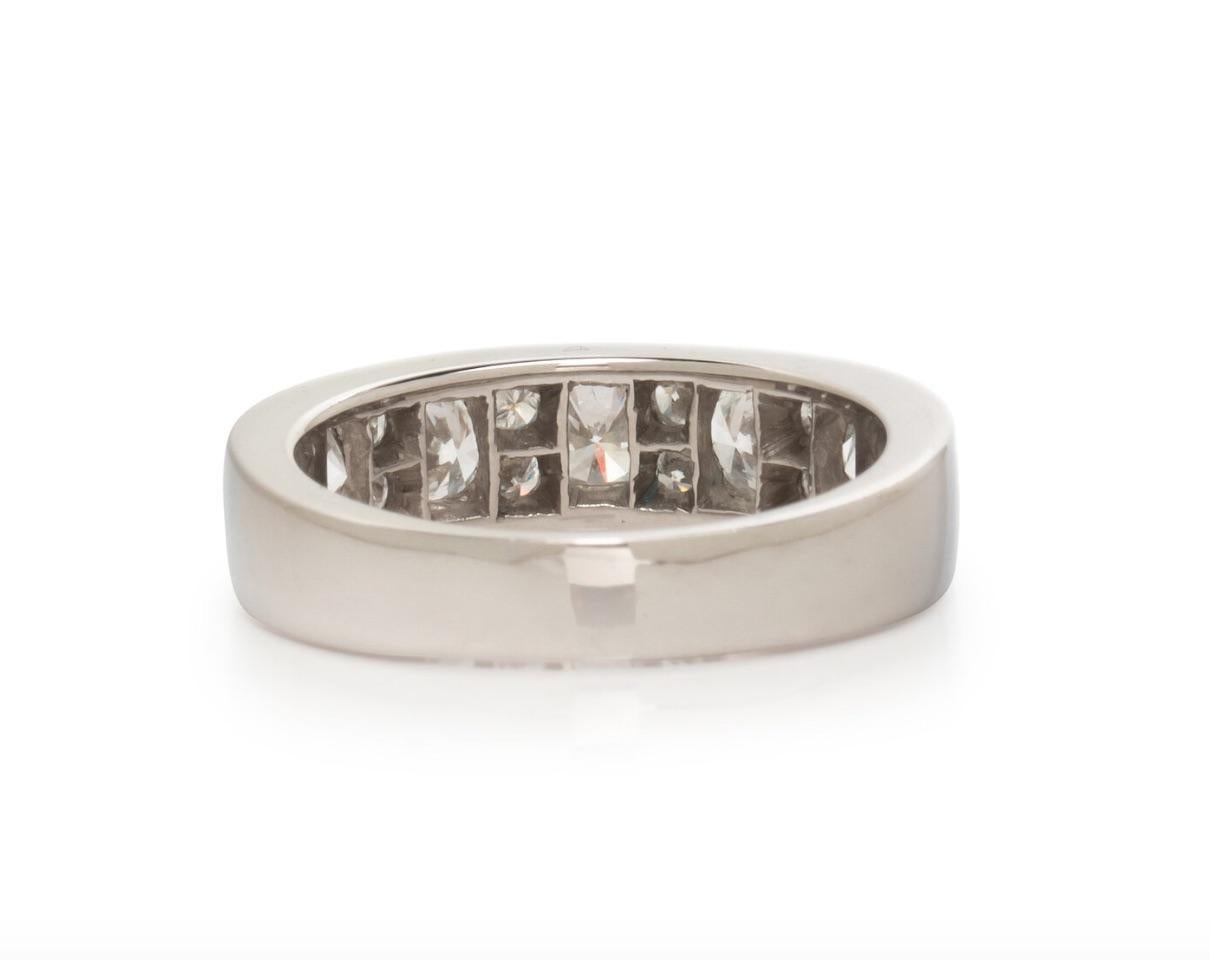 Taille brillant Tiffany & Co., bracelet en platine et diamants en vente