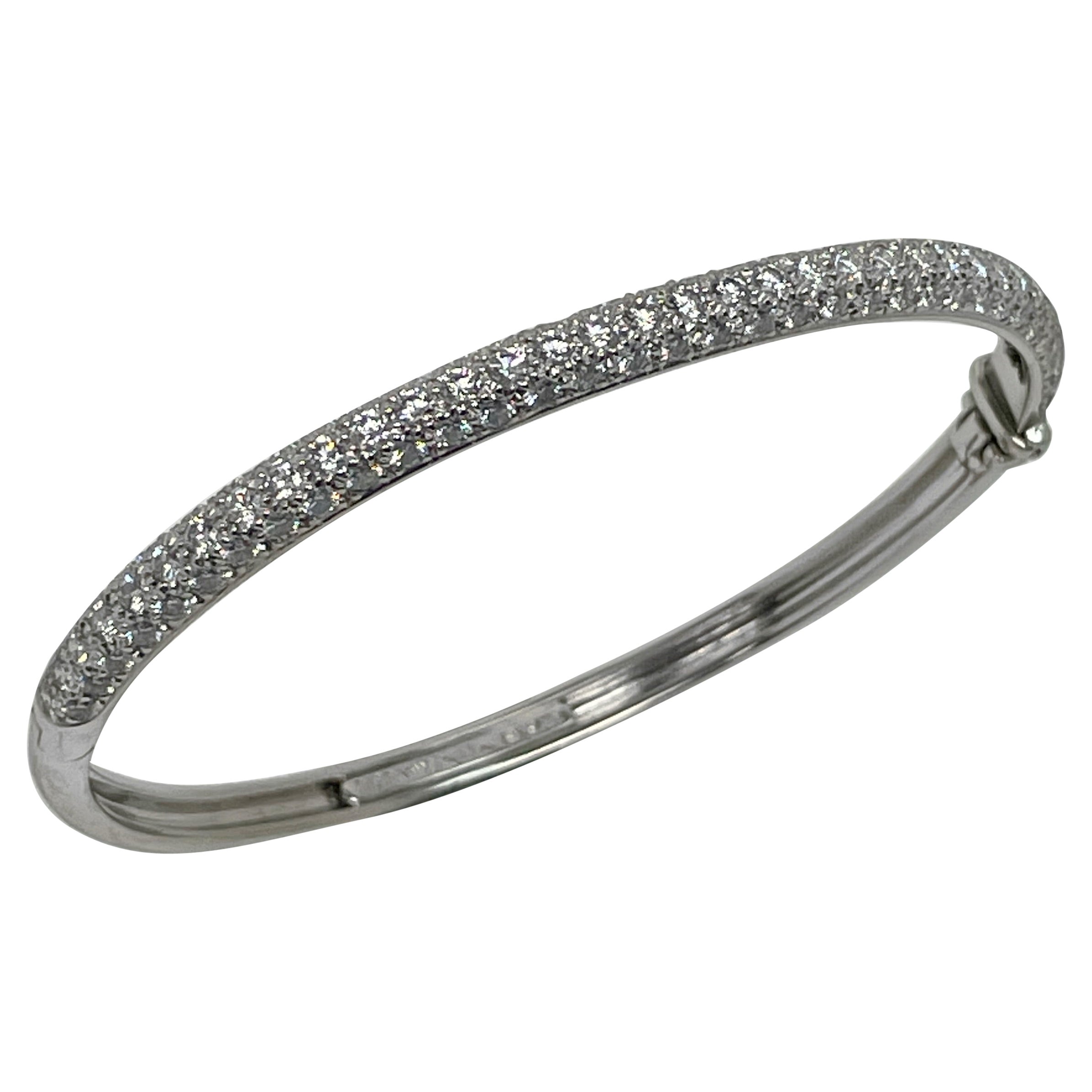 Armreif aus Platin und Diamanten von Tiffany & Co.