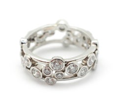 Tiffany & Co. Platinum and Diamond Bubble Band