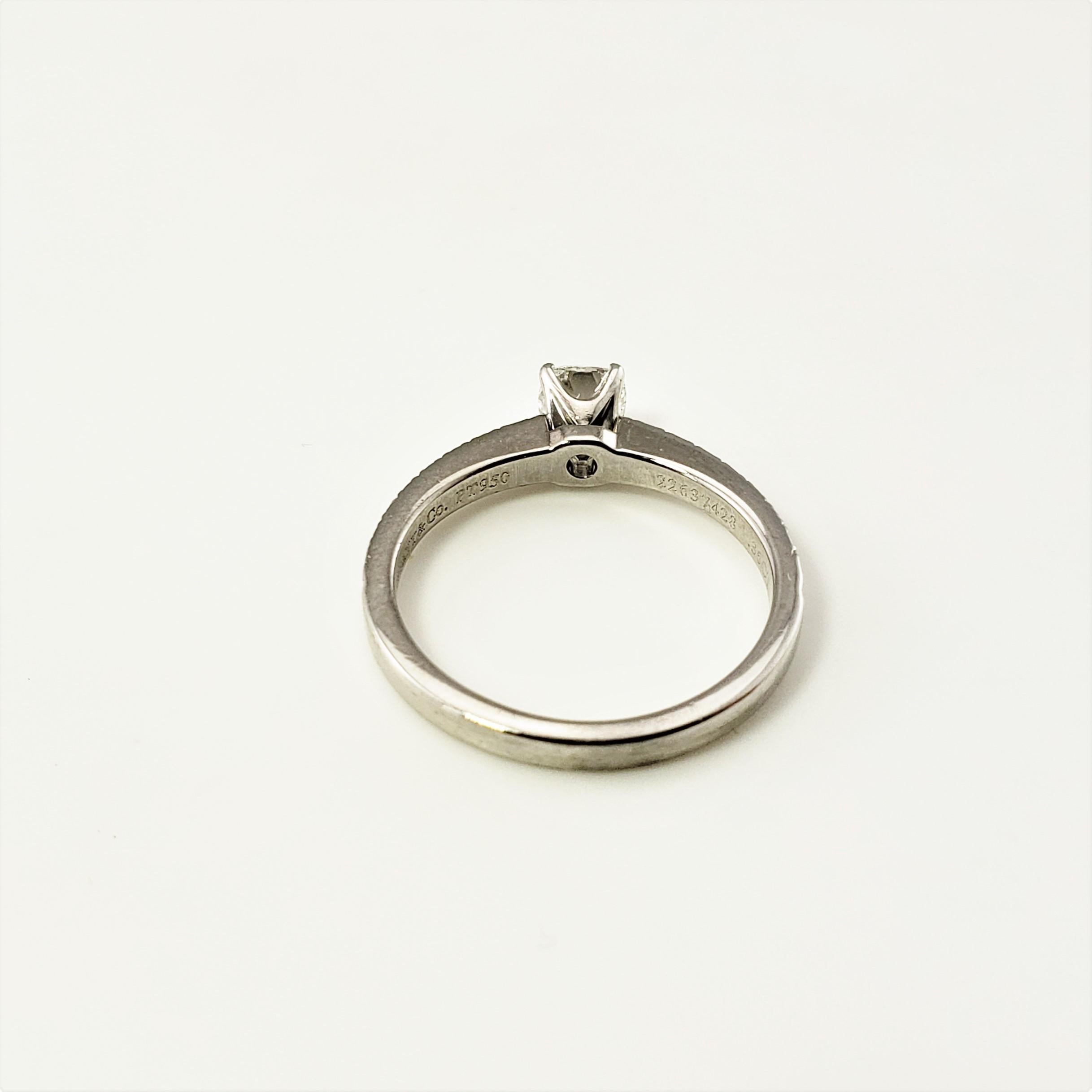 Women's Tiffany & Co. Platinum and Diamond Engagement Ring