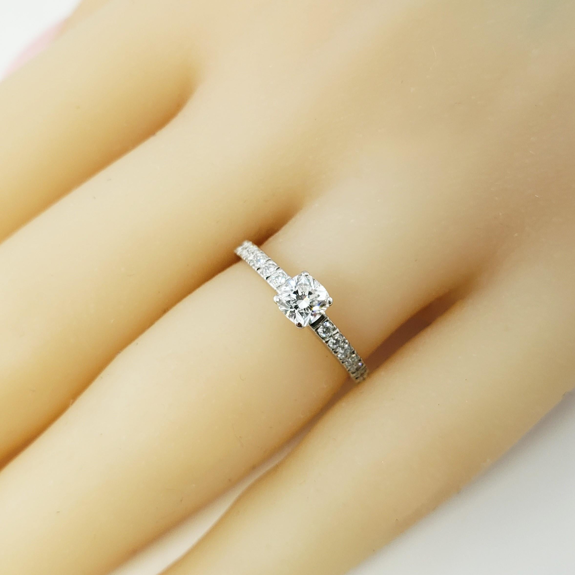 Tiffany & Co. Platinum and Diamond Engagement Ring 4