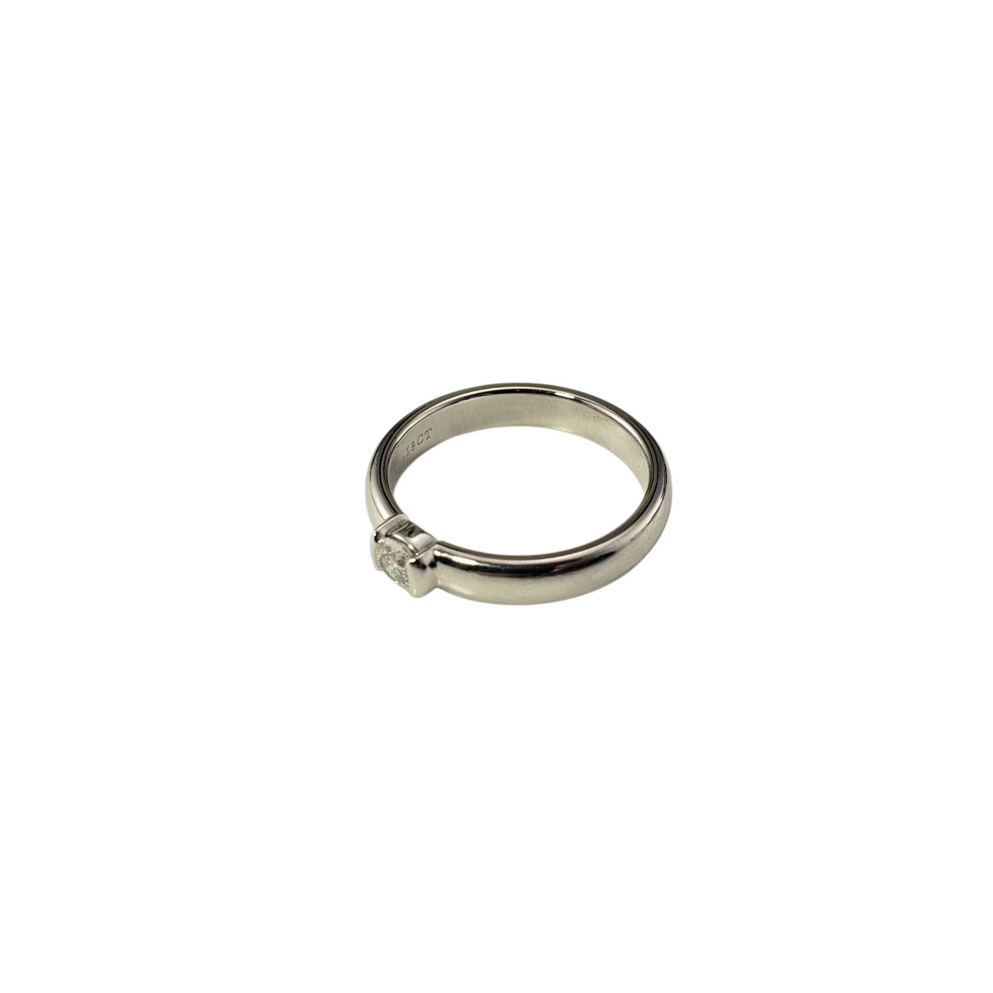 Taglio brillante Tiffany & Co. Platinum and Diamond Engagement Ring Size 6 #21888 in vendita