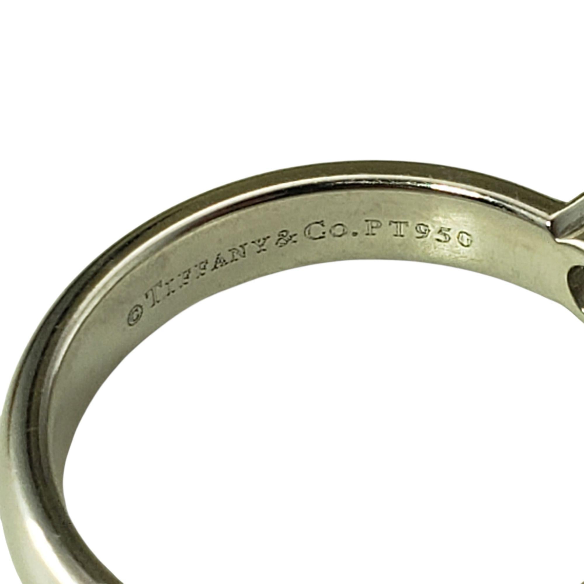 Tiffany & Co. Platinum and Diamond Engagement Ring Size 6 #21888 in vendita 1