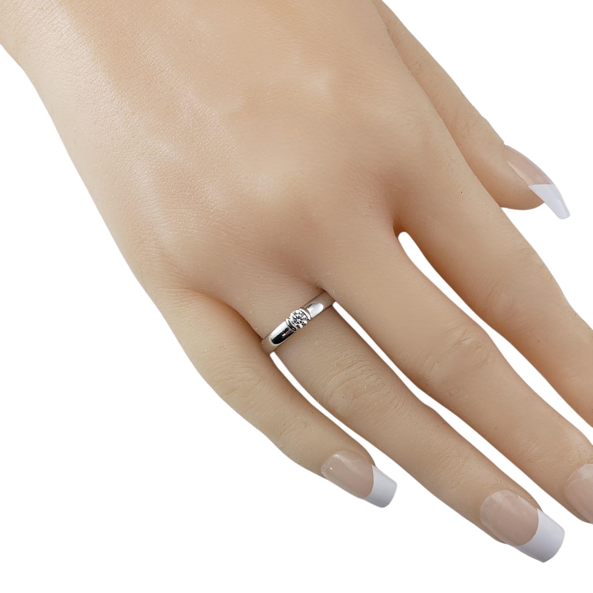 Tiffany & Co. Platinum and Diamond Engagement Ring Size 6 #21888 in vendita 2