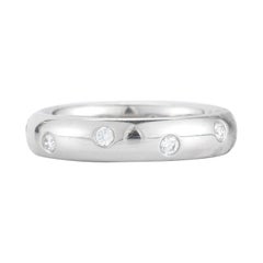 Tiffany 
Co. Platinum and Diamond Etoile Band