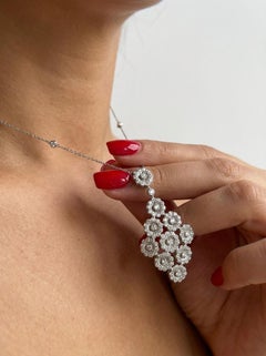 Tiffany & Co. Halskette aus Platin und Diamanten mit Anhänger