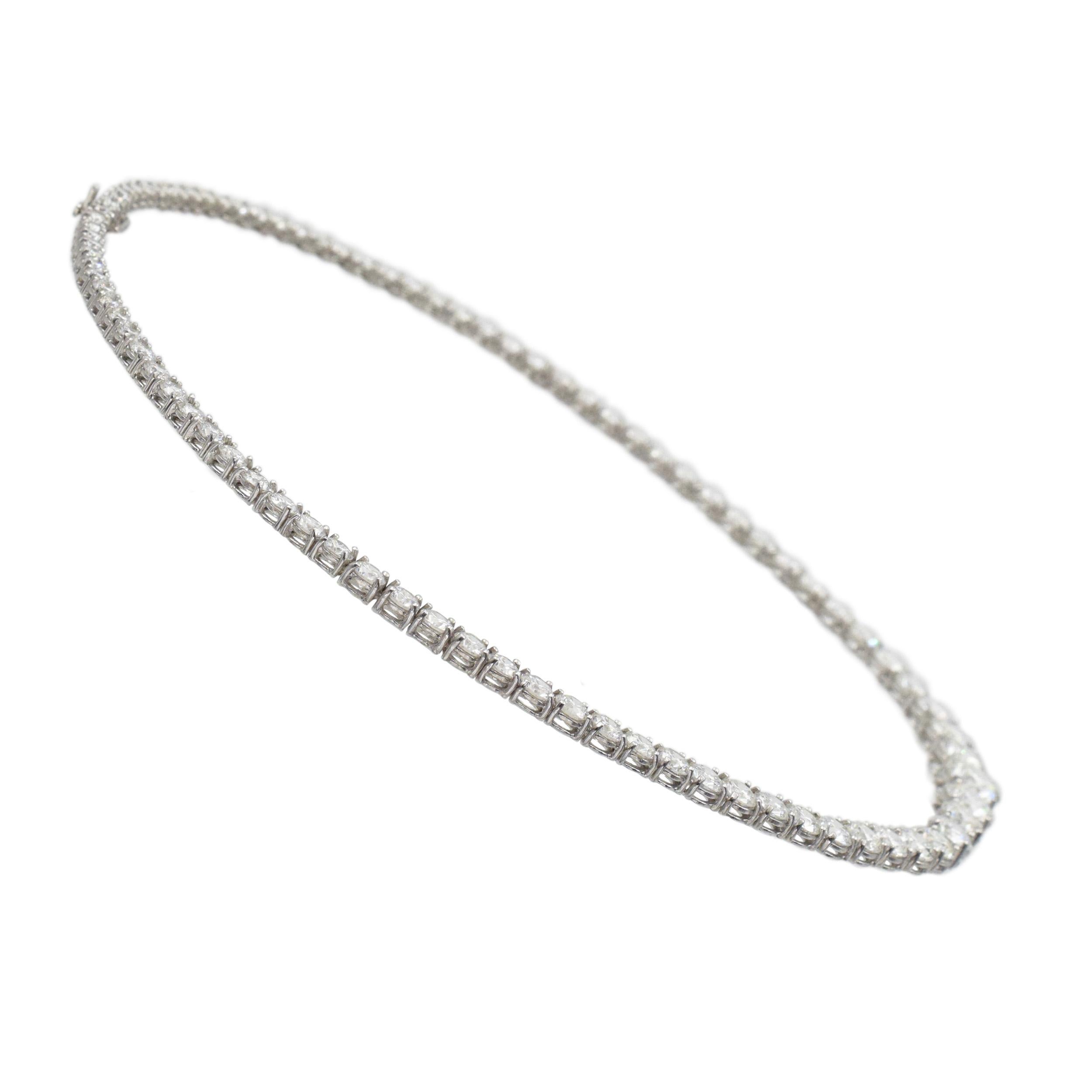 Riviera-Halskette aus Platin und Diamanten von Tiffany & Co im Angebot 3