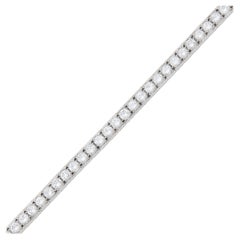 Tiffany & Co. Platinum and Diamond Straightline Bracelet