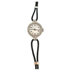 Tiffany & Co. Platin- und Diamant-Armbanduhr