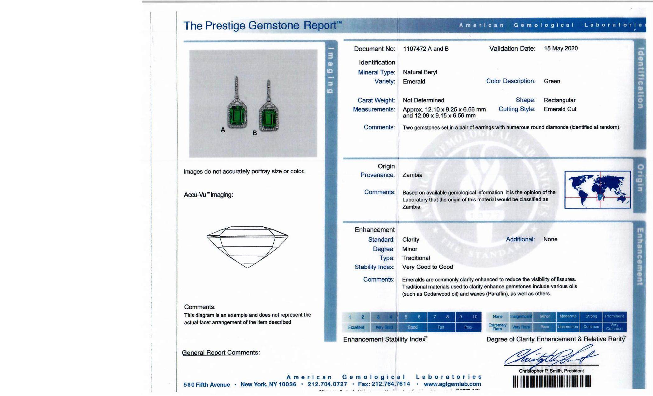 tiffany emerald earrings