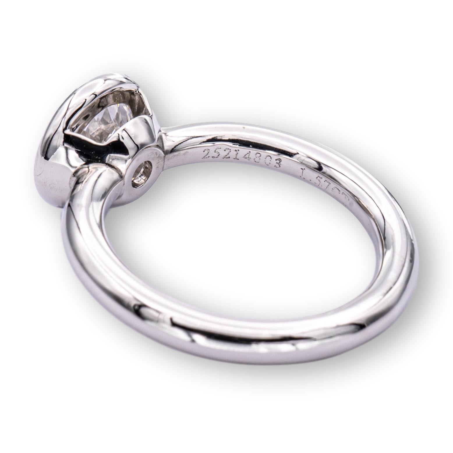 tiffany bezel engagement ring