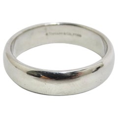 Tiffany & Co Platinum Cigar Bend Ring