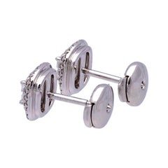 Tiffany & Co. Platin Kissenschliff Double Soleste 0,95ct TW Ohrstecker HVVS1