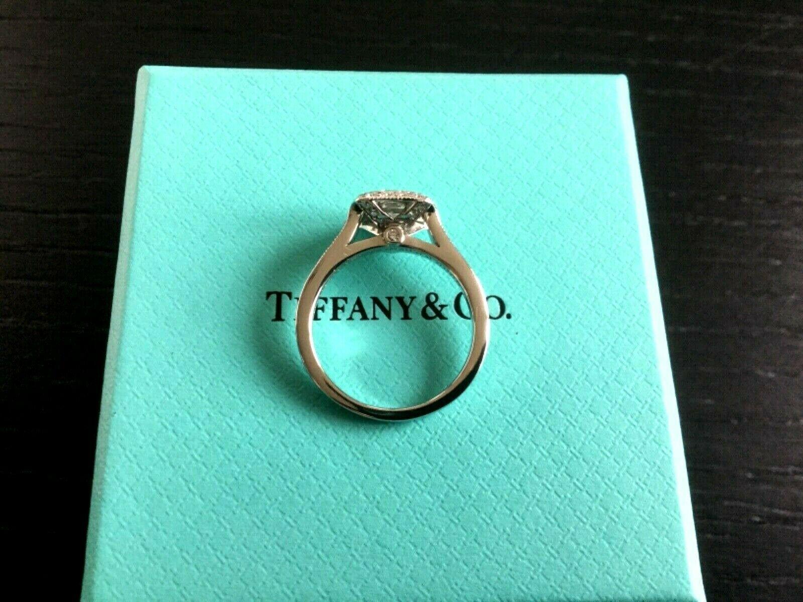 Tiffany & Co. Platinum Diamond 1.02 Carat Legacy Engagement Ring G VS1 7