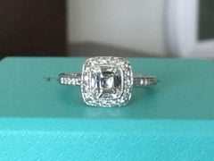 Tiffany & Co. Platinum Diamond 1.02 Carat Legacy Engagement Ring G VS1