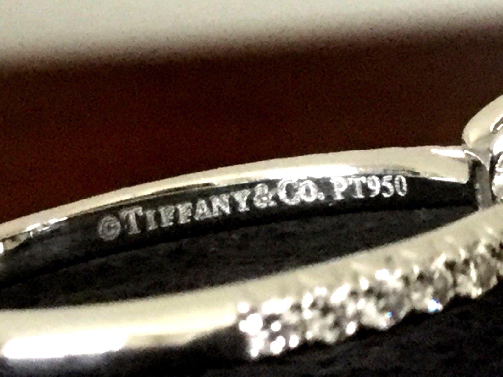 Women's Tiffany & Co. Platinum Diamond 1.02 Carat Novo Engagement Ring 2017 Model F VVS2