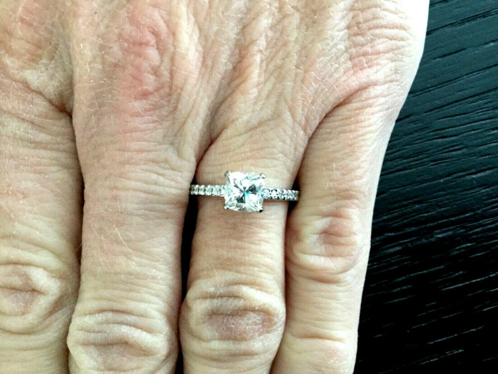 Tiffany & Co. Platinum Diamond 1.09 Carat NOVO Engagement Ring H VS2 In Excellent Condition In Middletown, DE