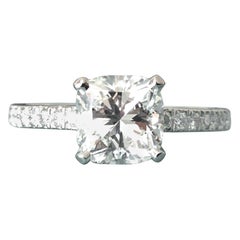 Tiffany & Co. Platinum Diamond 1.09 Carat NOVO Engagement Ring H VS2