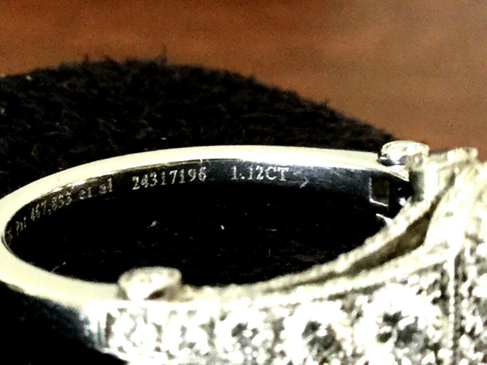 Tiffany & Co. Platinum Diamond 1.12 Carat Legacy Engagement Ring H VS1 Custom 3