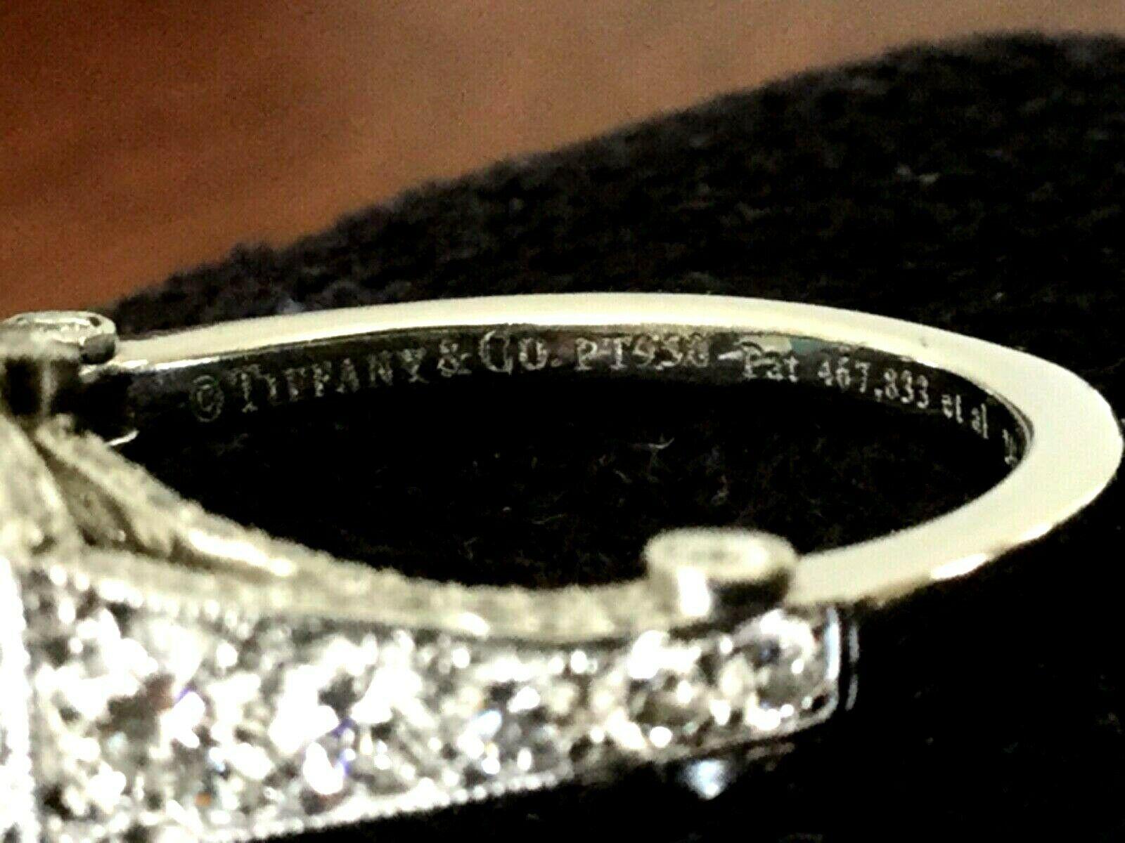 Tiffany & Co. Platinum Diamond 1.12 Carat Legacy Engagement Ring H VS1 Custom 4